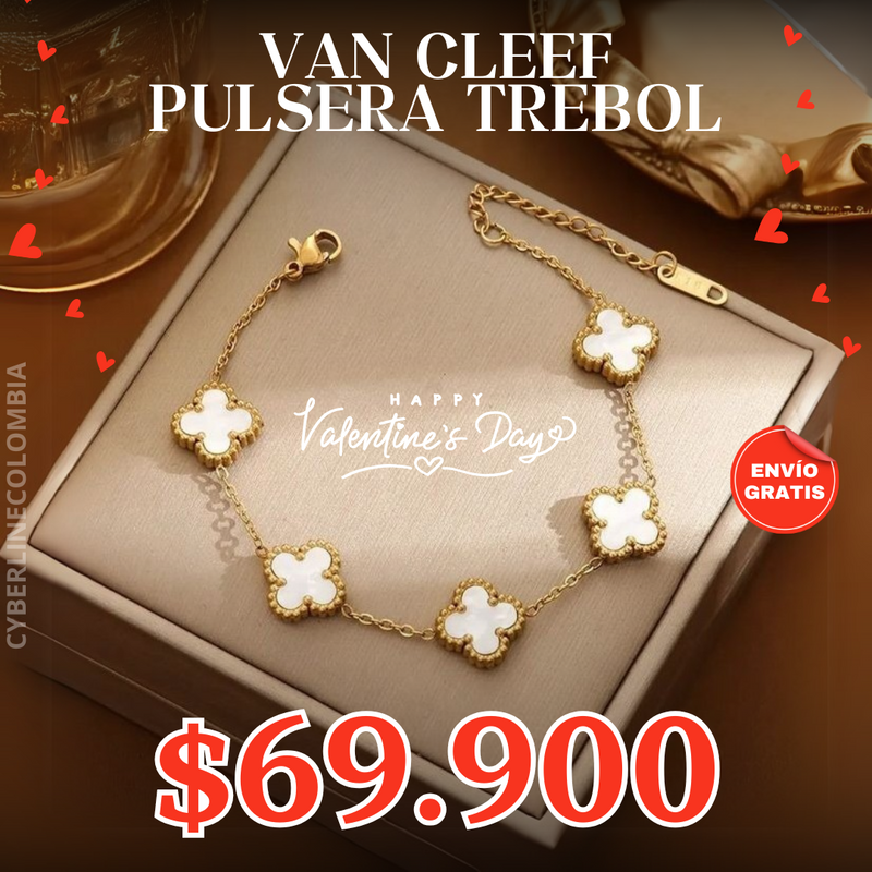 PULSERA TREBOL VAN CLEEF®+ CAJA DE REGALO