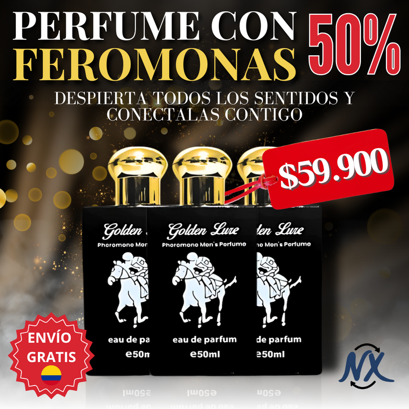 PERFUME GOLDEN LURE FEROMONAS 50 ML