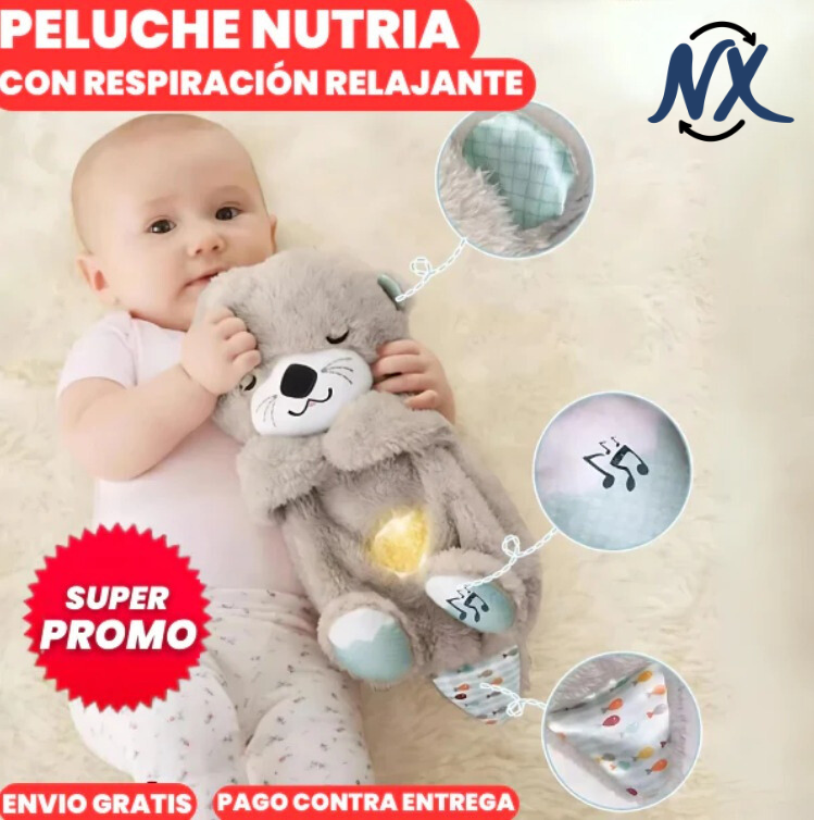 Peluche Nutria Anti-Estrés Con Efecto Tranquilizante