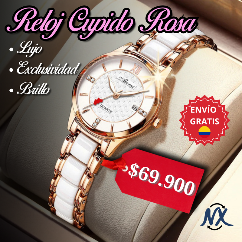 EDICIÓN LIMITADA © Reloj Cupido Rosa