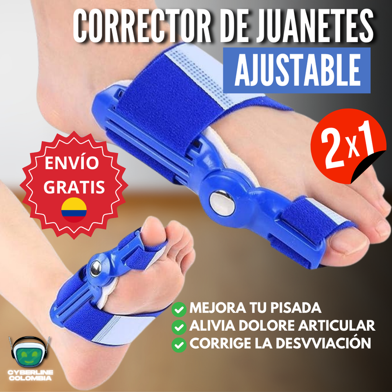 Corrector de Juanetes 2X1 - ¡Recupera la salud de tus pies en solo días!