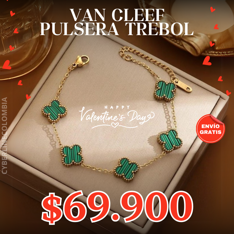 PULSERA TREBOL VAN CLEEF®+ CAJA DE REGALO