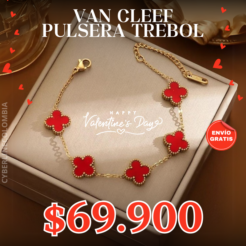 PULSERA TREBOL VAN CLEEF®+ CAJA DE REGALO