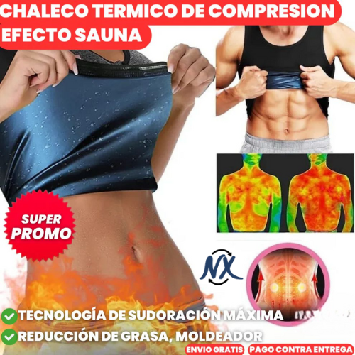 Chaleco Reductor Efecto Sauna Hombre Y Mujer I SaunaVest™