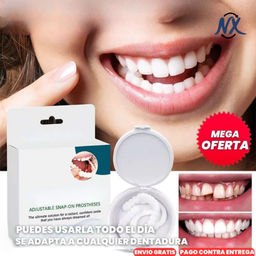 Carillas Dentales Ajustables, Dientes de Ceramica | Snapon Smile™