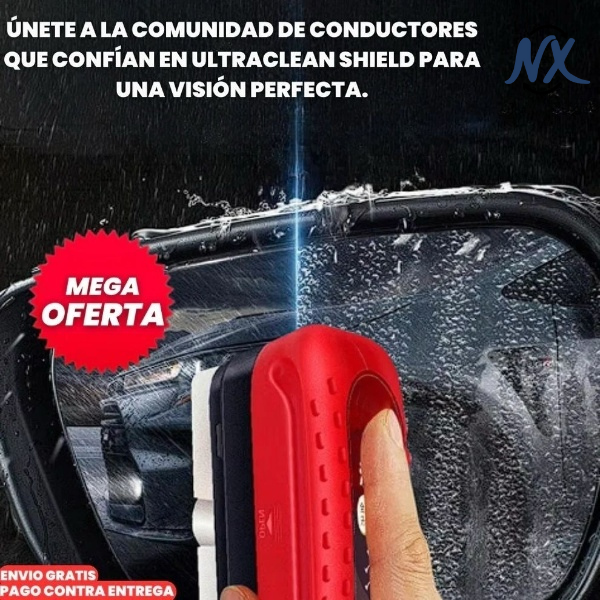 Oferta Especial 2x1: Ultra CleanShield® Potente Limpiador De Parabrisas Hidrofóbico